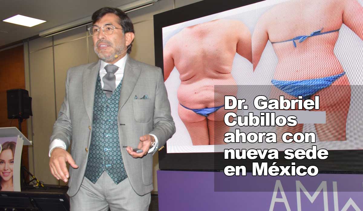 La Mega Lipólisis Láser la exporta el dr. Cubillos a México